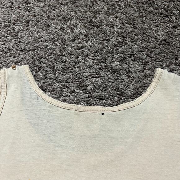 Vintage 90s Tank Top Distressed San Diego Graphic Tee Over The Line 1997 - Picture 3 of 8